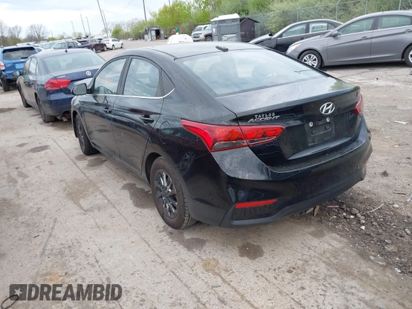 2019 Hyundai Accent SE with VIN 3KPC24A34KE060798, listed as a IAAI auction lot 42117484 with 102,601 mi miles and . Bid and sale history available at carsss.com. Image 3.