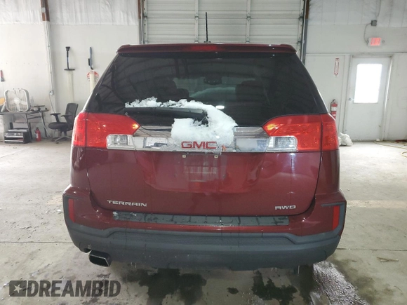 2016 GMC Terrain SLE with VIN 2GKFLSEK1G6235312, listed as a Copart auction lot 45561385 with 71,476 mi miles and Salvage Title. Bid and sale history available at carsss.com. Image 6.