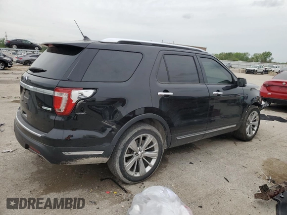 2018 Ford Explorer Limited z VIN 1FM5K7FH2JGC93409, wystawiony jako Copart lot #54525715 z przebiegiem 73 528 mil mil oraz Szkoda całkowita • Salvage title. Historia ofert i sprzedaży dostępna na DreamBid. Obrazek 3.