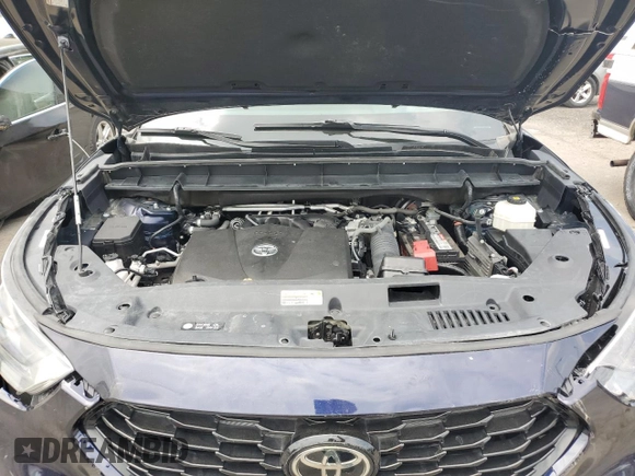 2021 Toyota Highlander XSE with VIN 5TDJZRBH0MS121857, listed as a Copart auction lot 60035365 with 73,316 mi miles and Salvage title. Bid and sale history available at DreamBid. Image 12.