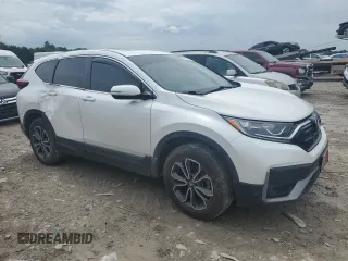 2020 Honda CR-V EX with VIN 5J6RW2H58LL041247, listed as a Copart auction lot 54484855 with 80,400 mi miles and Salvage Title. Bid and sale history available at DreamBid. Image 4.
