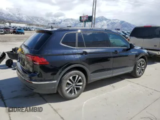 2022 Volkswagen Tiguan S with VIN 3VV0B7AXXNM045175, listed as a Copart auction lot 51555585 with 57,657 mi miles and Salvage title. Bid and sale history available at DreamBid. Image 3.