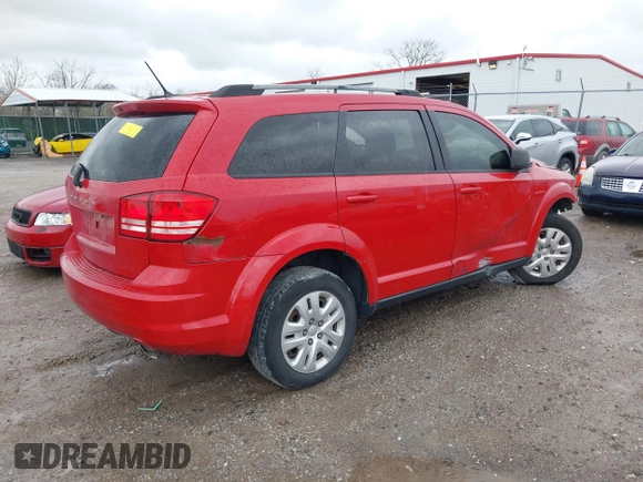 2017 Dodge Journey SE z VIN 3C4PDCAB2HT558628, wystawiony jako IAAI lot #41946060 z przebiegiem 217 810 mil mil oraz . Historia ofert i sprzedaży dostępna na DreamBid. Obrazek 4.