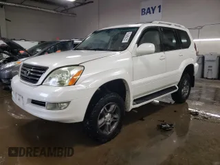 2004 Lexus GX 470 with VIN JTJBT20X340054842, listed as a Copart auction lot 52169915 with 158,713 mi miles and Clean Title. Bid and sale history available at carsss.com. Image 1.