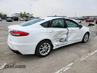 2020 Ford Fusion SE with VIN 3FA6P0HD0LR167482, listed as a Copart auction lot 59154645 with 68,292 mi miles and Salvage title. Bid and sale history available at DreamBid. Image 3.