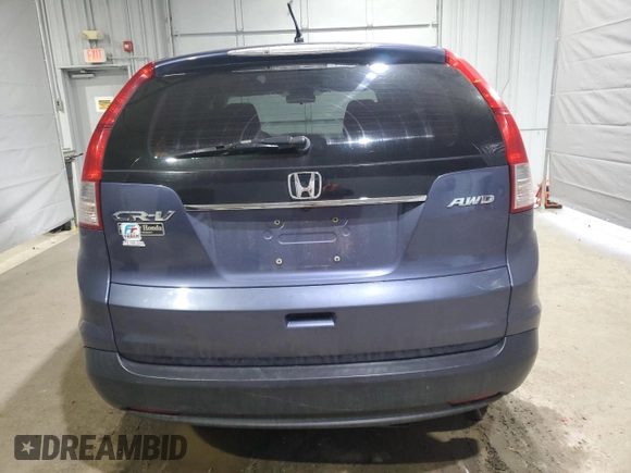 2013 Honda CR-V LX with VIN 2HKRM4H33DH666313, listed as a Copart auction lot 49817535 with 254,208 mi miles and Salvage Title. Bid and sale history available at DreamBid. Image 6.