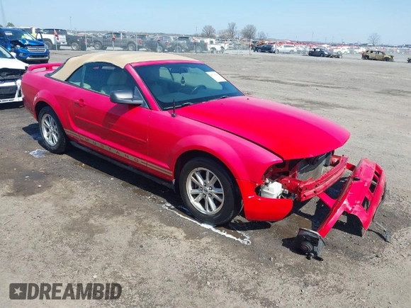 2006 Ford Mustang Standard with VIN 1ZVFT84N965234717, listed as a IAAI auction lot 41772347 with 53,356 mi miles and . Bid and sale history available at carsss.com. Image 1.