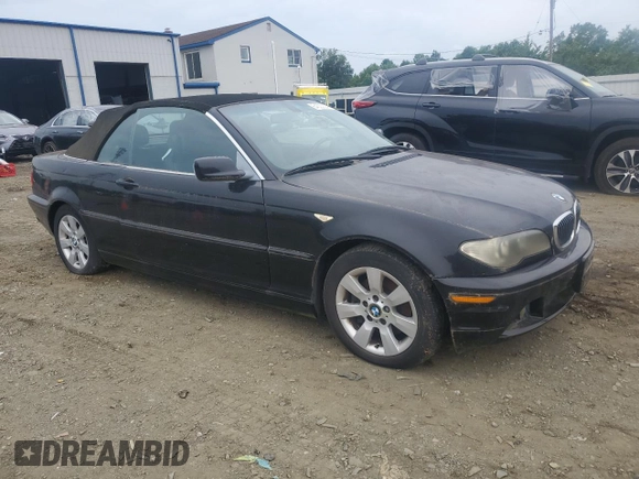 2005 BMW 3 Series 325Ci with VIN WBABW33495PL38483, listed as a Copart auction lot 64333334 with Not Provided miles and Clean Title. Bid and sale history available at carsss.com. Image 4.
