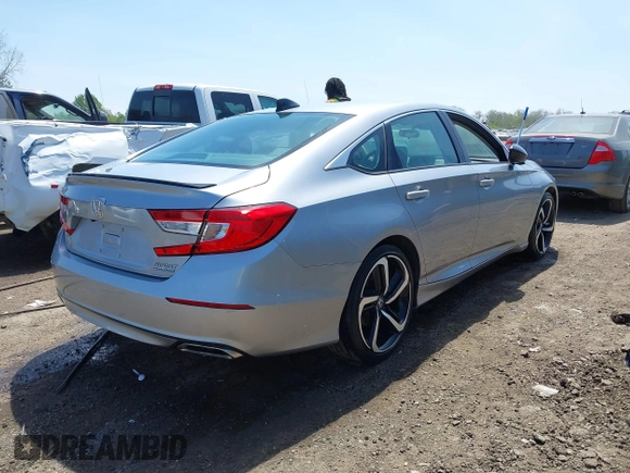 2022 Honda Accord Sedan Sport SE with VIN 1HGCV1F43NA080895, listed as a IAAI auction lot 42117518 with 39,519 mi miles. Bid and sale history available at carsss.com. Image 4.