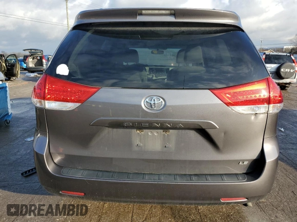 2014 Toyota Sienna LE AAS with VIN 5TDKK3DC8ES517561, listed as a Copart auction lot 86393114 with 212,231 mi miles and Clean Title. Bid and sale history available at DreamBid. Image 6.