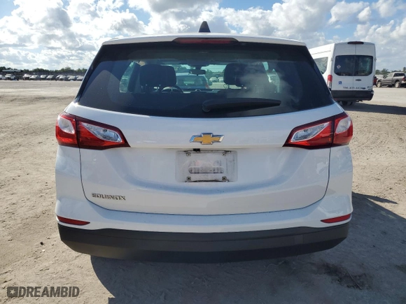 2019 Chevrolet Equinox LS with VIN 3GNAXHEV0KS663641, listed as a Copart auction lot 45032205 with 55,880 mi miles and Salvage Title. Bid and sale history available at carsss.com. Image 6.