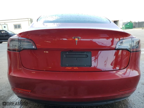 2023 Tesla Model 3 with VIN 5YJ3E1EA9PF447427, listed as a Copart auction lot 51603385 with 99,593 mi miles and Non Repairable. Bid and sale history available at carsss.com. Image 6.