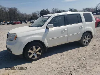 2012 Honda Pilot Touring with VIN 5FNYF4H98CB066488, listed as a Copart auction lot 50405775 with 209,840 mi miles and Salvage Title. Bid and sale history available at carsss.com. Image 1.