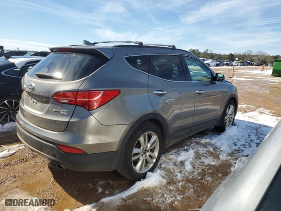 2015 Hyundai Santa Fe Sport with VIN 5XYZW4LAXFG259597, listed as a Copart auction lot 89151495 with 169,039 mi miles and Salvage Title. Bid and sale history available at carsss.com. Image 3.