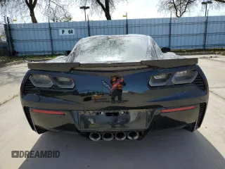 2019 Chevrolet Corvette Z06 3LZ with VIN 1G1YU2D69K5600127, listed as a Copart auction lot 46888204 with 0 mi miles and Salvage Title. Bid and sale history available at carsss.com. Image 6.