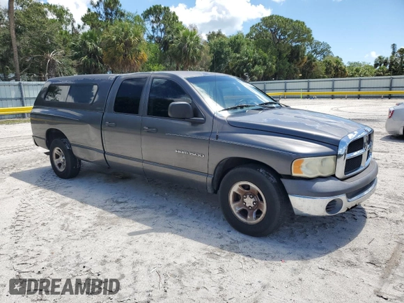 2002 Dodge 1500 with VIN 3D7HA18NX2G184759, listed as a Copart auction lot 57064015 with 280,046 mi miles and Clean Title. Bid and sale history available at DreamBid. Image 4.