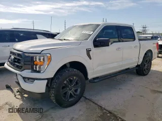 2021 Ford F-150 XL z VIN 1FTEW1EP6MFD05005, wystawiony jako Copart lot #57321545 z przebiegiem 46 796 mil mil oraz Szkoda całkowita • Salvage title. Historia ofert i sprzedaży dostępna na DreamBid. Obrazek 1.