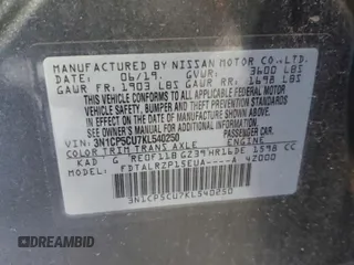 2019 Nissan Kicks SR z VIN 3N1CP5CU7KL540250, wystawiony jako Copart lot #81502724 z przebiegiem 89 693 mil mil oraz Szkoda całkowita • Salvage title. Historia ofert i sprzedaży dostępna na DreamBid. Obrazek 13.