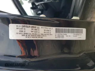 2013 FIAT 500 Sport with VIN 3C3CFFBR1DT544580, listed as a Copart auction lot 54379225 with 95,457 mi miles and Salvage Title. Bid and sale history available at carsss.com. Image 14.