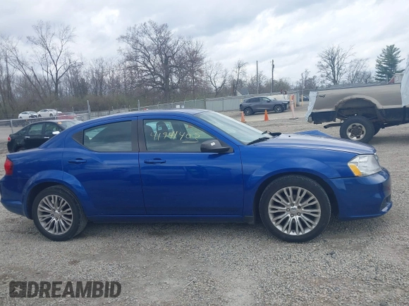 2014 Dodge Avenger SE with VIN 1C3CDZAB9EN235338, listed as a IAAI auction lot 41941403 with 144,085 mi miles. Bid and sale history available at carsss.com. Image 13.