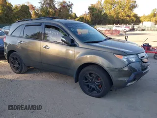 2007 Acura MDX with VIN 2HNYD28237H524199, listed as a IAAI auction lot 40680444 with 283,534 mi miles. Bid and sale history available at carsss.com. Image 1.