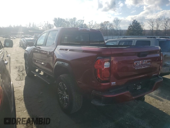 2023 GMC Canyon 4WD AT4 with VIN 1GTP6DEK5P1145330, listed as a Copart auction lot 85955784 with 16,999 mi miles and Non Repairable. Bid and sale history available at carsss.com. Image 2.