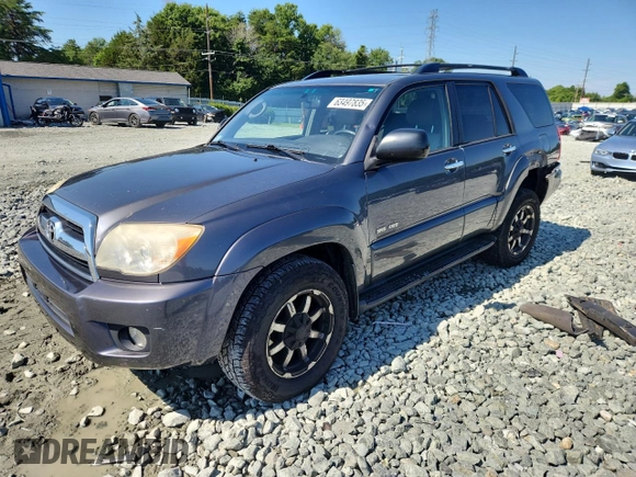 2008 Toyota 4Runner SR5 with VIN JTEBU14R58K006321, listed as a Copart auction lot 63497835 with 234,714 mi miles and Salvage title. Bid and sale history available at DreamBid. Image 1.