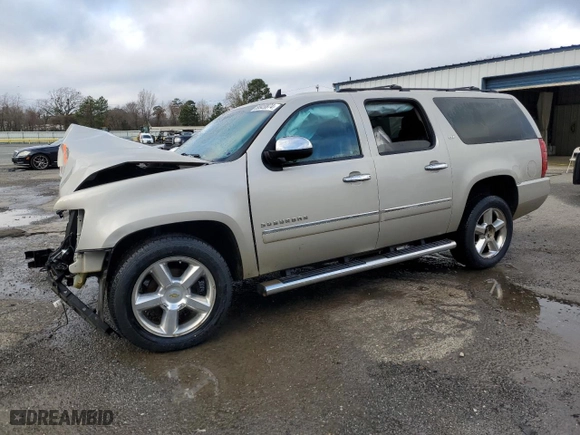 2014 Chevrolet Suburban LTZ with VIN 1GNSCKE08ER129201, listed as a Copart auction lot 86920874 with 149,468 mi miles and Salvage Title. Bid and sale history available at carsss.com. Image 1.