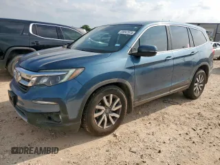 2019 Honda Pilot EX-L with VIN 5FNYF5H5XKB005483, listed as a Copart auction lot 58947975 with 130,384 mi miles and Salvage title. Bid and sale history available at DreamBid. Image 1.