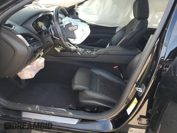 2020 Cadillac CT5 V-Series with VIN 1G6DV5RW8L0150419, listed as a Copart auction lot 87421384 with 58,743 mi miles and Salvage Title. Bid and sale history available at carsss.com. Image 7.