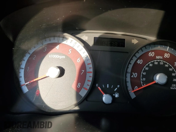 2010 Kia Rio LX with VIN KNADH4A35A6691869, listed as a Copart auction lot 42025785 with 126,381 mi miles and Salvage Title. Bid and sale history available at carsss.com. Image 9.