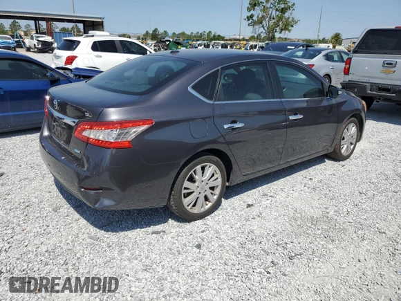 2013 Nissan Sentra SL with VIN 3N1AB7APXDL638058, listed as a Copart auction lot 50915975 with 112,715 mi miles and Salvage Title. Bid and sale history available at DreamBid. Image 3.