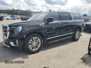 2022 GMC Yukon XL SLT with VIN 1GKS2GKDXNR298754, listed as a Copart auction lot 74757024 with 32,327 mi miles and Clean Title. Bid and sale history available at carsss.com. Image 1.