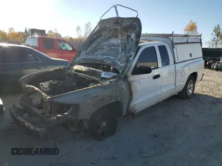 2008 Dodge Dakota SLT with VIN 1D7HW42KX8S520381, listed as a Copart auction lot 76985824 with Not Provided miles and Salvage Title. Bid and sale history available at carsss.com. Image 1.