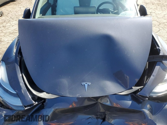2022 Tesla Model Y Long Range with VIN 7SAYGDEE1NF391553, listed as a Copart auction lot 48259445 with Not Provided miles and Salvage Title. Bid and sale history available at carsss.com. Image 11.