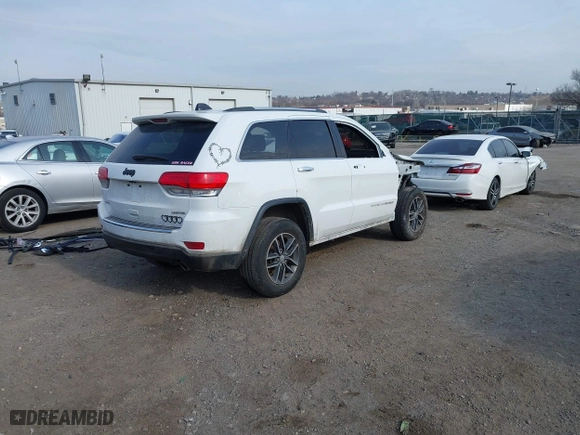 2018 Jeep Grand Cherokee Limited with VIN 1C4RJFBG5JC503590, listed as a IAAI auction lot 41708020 with 96,981 mi miles. Bid and sale history available at carsss.com. Image 4.