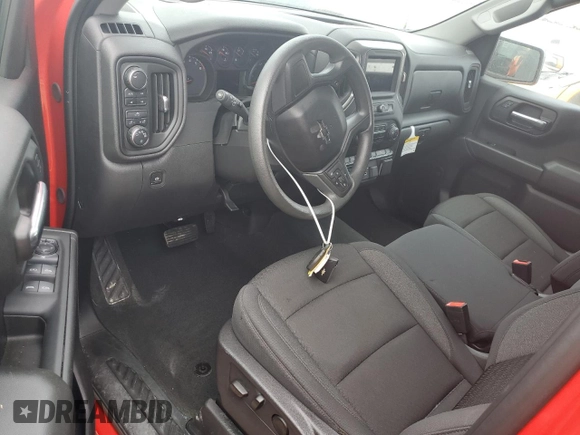 2024 Chevrolet Silverado 1500 Custom Trail Boss with VIN 3GCUDCEDXRG343846, listed as a Copart auction lot 79827194 with 2,163 mi miles and Non Repairable. Bid and sale history available at carsss.com. Image 8.