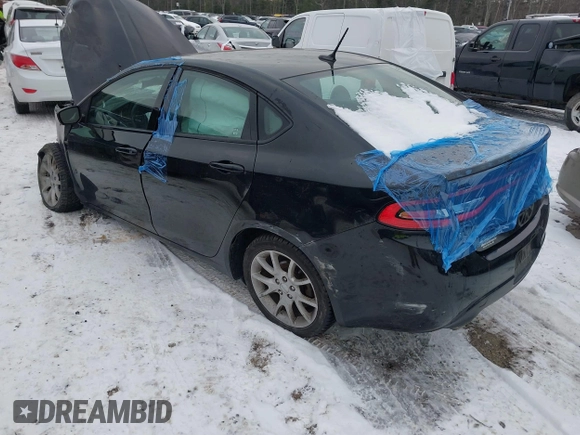 2013 Dodge Dart SXT with VIN 1C3CDFBA4DD301609, listed as a IAAI auction lot 41314447 with 127,725 mi miles and . Bid and sale history available at carsss.com. Image 3.