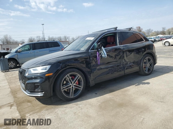 2018 Audi SQ5 Prestige with VIN WA1C4AFY2J2094919, listed as a Copart auction lot 53244495 with Not Provided miles and Salvage Title. Bid and sale history available at DreamBid. Image 1.