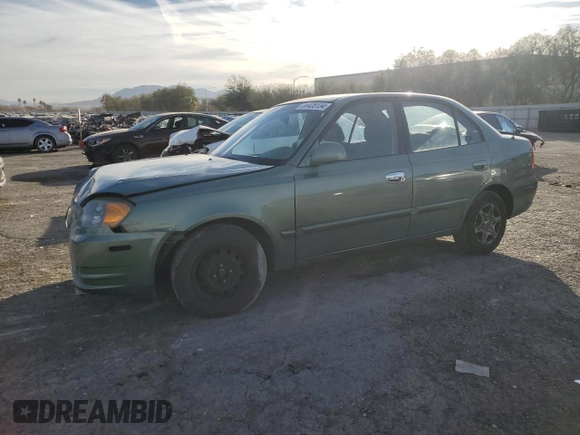 2004 Hyundai Accent GL with VIN KMHCG45C44U531828, listed as a Copart auction lot 86428134 with 92,054 mi miles and Salvage Title. Bid and sale history available at carsss.com. Image 1.