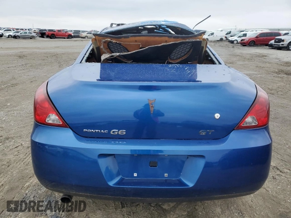 2006 Pontiac G6 GT with VIN 1G2ZH158464178231, listed as a Copart auction lot 44640275 with 0 mi miles and Salvage Title. Bid and sale history available at carsss.com. Image 6.