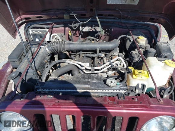 2002 Jeep Wrangler Sport with VIN 1J4FA49SX2P713303, listed as a IAAI auction lot 42136848 with 152,822 mi miles. Bid and sale history available at carsss.com. Image 10.
