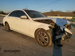 2017 Mercedes-Benz C 300 with VIN 55SWF4KB4HU212748, listed as a Copart auction lot 46835155 with 123,246 mi miles and Salvage Title. Bid and sale history available at carsss.com. Image 4.
