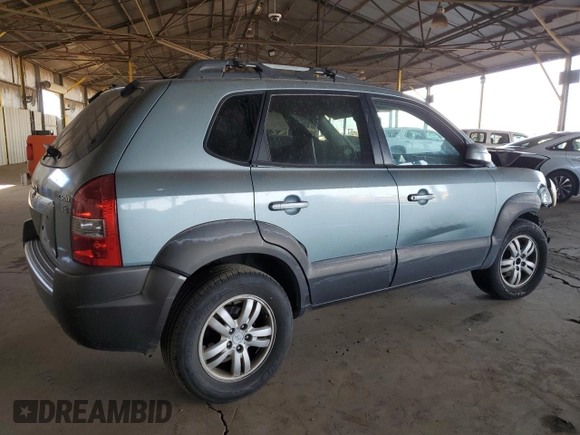 2006 Hyundai Tucson GLS with VIN KM8JN12D46U380226, listed as a Copart auction lot 52453845 with 161,977 mi miles and Salvage Title. Bid and sale history available at carsss.com. Image 3.