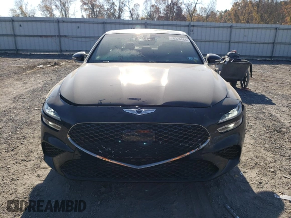 2022 Genesis G70 3.3T with VIN KMTG54TE4NU096876, listed as a Copart auction lot 78324464 with 32,349 mi miles and Salvage Title. Bid and sale history available at DreamBid. Image 5.