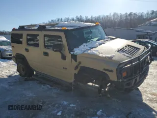 2004 Hummer H2 with VIN 5GRGN23UX4H119707, listed as a Copart auction lot 41435425 with 194,040 mi miles and Salvage Title. Bid and sale history available at carsss.com. Image 4.