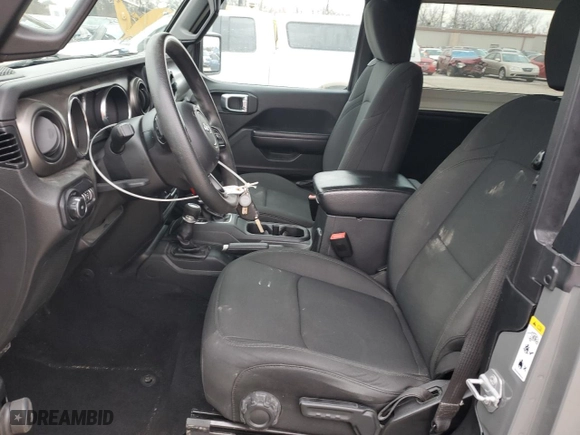 2018 Jeep Wrangler Sport S with VIN 1C4GJXAG0JW276564, listed as a Copart auction lot 85722374 with 58,049 mi miles and Salvage Title. Bid and sale history available at carsss.com. Image 7.