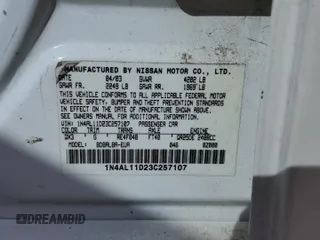 2003 Nissan Altima S with VIN 1N4AL11D23C257107, listed as a Copart auction lot 45314955 with 202,959 mi miles and Non Repairable. Bid and sale history available at carsss.com. Image 12.