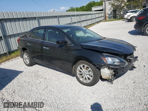 2019 Nissan Sentra SV with VIN 3N1AB7AP7KL626172, listed as a Copart auction lot 53230765 with 74,061 mi miles and Salvage Title. Bid and sale history available at carsss.com. Image 4.