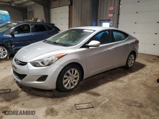 2011 Hyundai Elantra GLS PZEV with VIN 5NPDH4AE2BH033776, listed as a Copart auction lot 46393295 with 81,632 mi miles and Salvage Title. Bid and sale history available at carsss.com. Image 1.